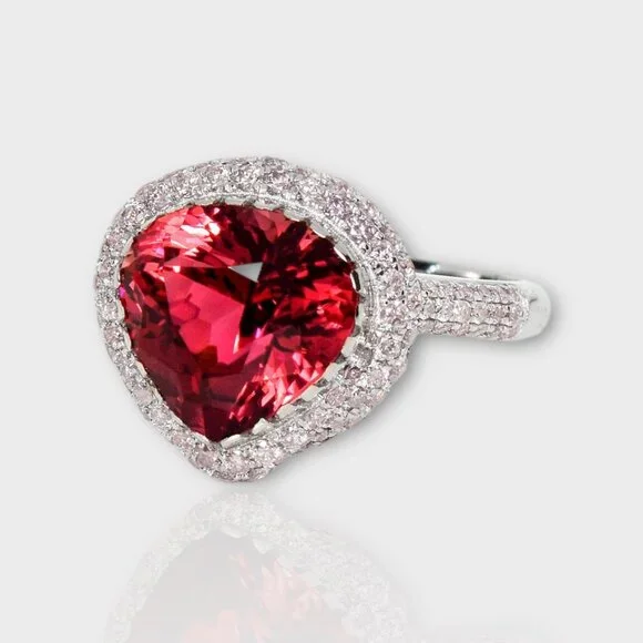 Red Tourmaline Ring - Picture 3 of 9